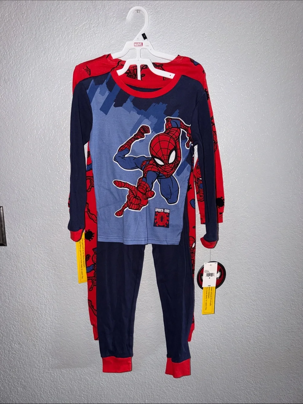 Marvel Spider-Man Red and Blue Kids Pajama Set